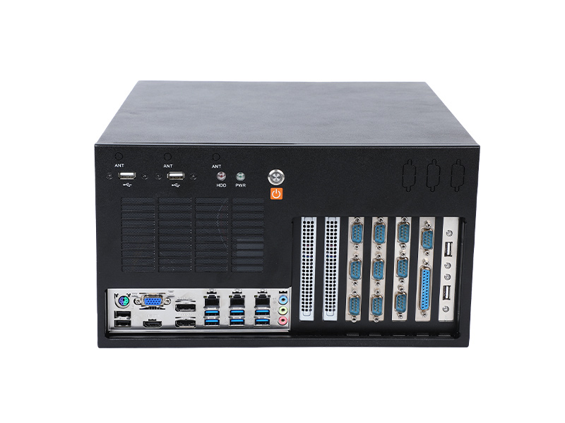 酷睿8/9代壁掛式工控機,10串口+3千兆網(wǎng)口,定制工控生產(chǎn)廠家,DT-5309-WQ370MA