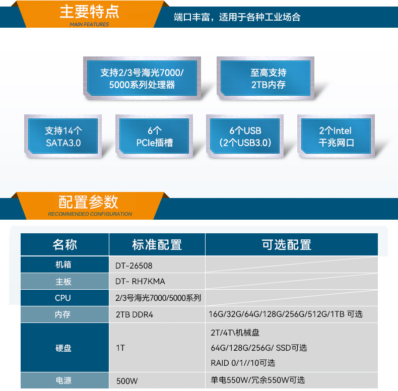 國產海光工控服務器,自主可控安全主機,DT-26508-RH7KMA.jpg