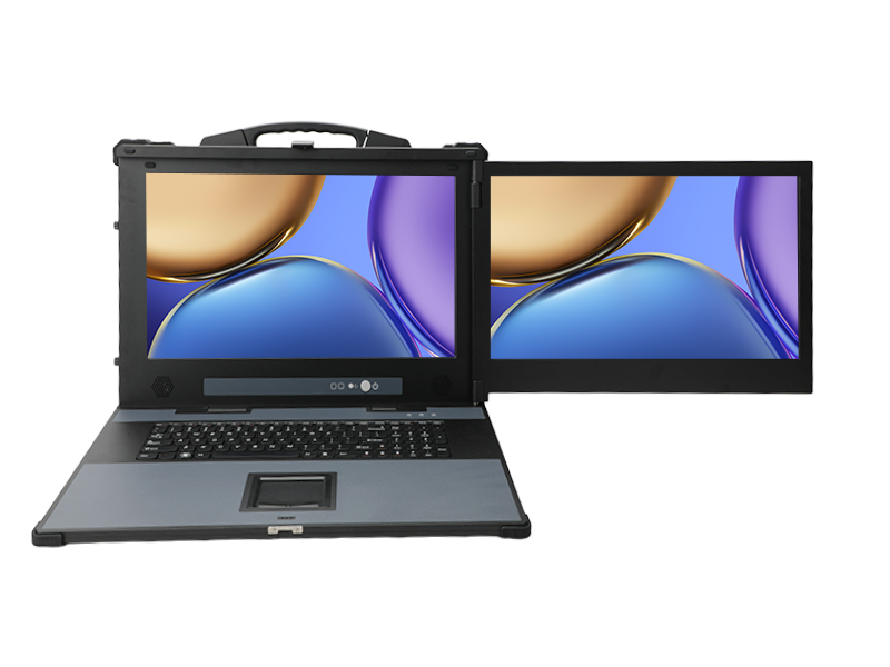 國產(chǎn)雙屏加固計算機,雙路海光3490工業(yè)便攜機,風電設備運維電腦,DTG-1427ZD-B3490MB