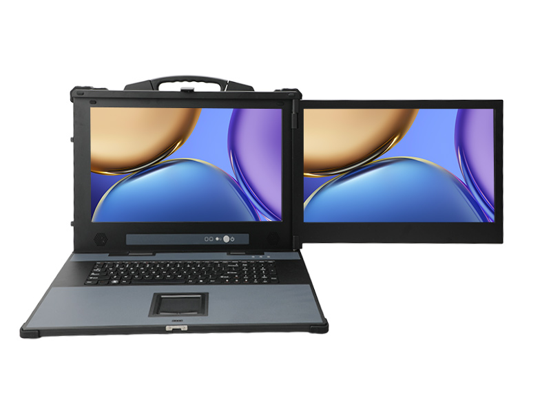 國產(chǎn)雙屏加固計算機,雙路海光3490工業(yè)便攜機,風電設備運維電腦,DTG-1427ZD-B3490MB