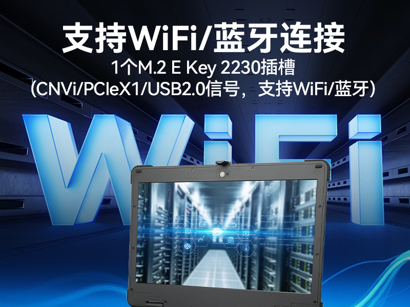 上翻單屏加固便攜機(jī),電力工程調(diào)試工業(yè)主機(jī),DTG-1173CU-JH610MC1