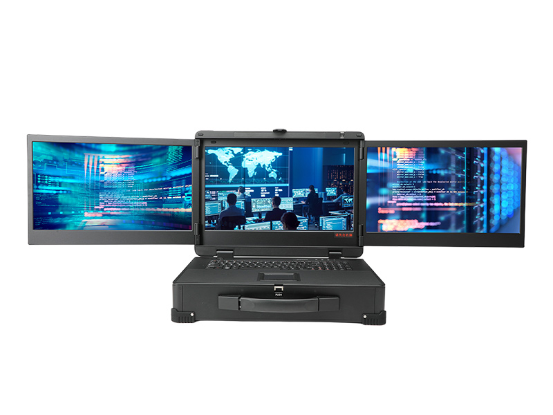 17.3英寸三屏加固便攜機,騰銳D2000國產工業(yè)筆記本,DTG-3173CU-FD2KMCL2